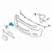 OEM 2020 Infiniti Q60 Distance Sensor Assembly Diagram - 28438-4HK8A