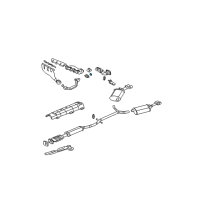 OEM Chevrolet Monte Carlo Cross Over Seal Diagram - 1647558