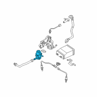 OEM 2002 Infiniti G20 XHAUST Gas RECIRCULATION Valve Diagram - 14710-7J401