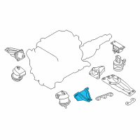OEM 2013 Infiniti FX50 Bracket-Engine Mounting, LH Diagram - 11233-1CA0A