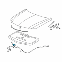 OEM 2022 Cadillac XT6 Latch Diagram - 84644516