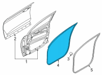 OEM 2022 Hyundai Tucson W/STRIP ASSY-FR DR SIDE LH Diagram - 82130-N9000