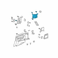 OEM 2014 Honda Pilot Garnish, L. RR. Pillar *NH220L* (CLEAR GRAY) Diagram - 84194-SZA-A31ZC