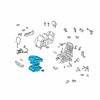 OEM 2008 Lexus LX570 Seat Set Diagram - 71001-60J90-A0