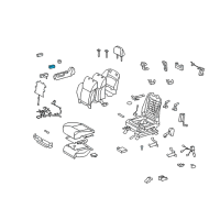 OEM Lexus GX470 Switch Assy, Power Seat Diagram - 84920-60040-B1