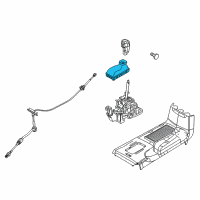 OEM Lincoln MKZ Shift Boot Diagram - 9H6Z-7277-AA