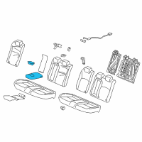 OEM 2018 Honda Civic Center Arm R (Cashmere Ivory) Diagram - 82180-TBA-A41ZA