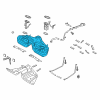 OEM 2022 Ford Mustang Fuel Tank Diagram - JR3Z-9002-D