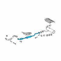 OEM 2008 Scion tC Center Pipe Diagram - 17420-28520