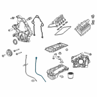 OEM Dodge Charger ENGINE OIL LEVEL Diagram - 53010823AD