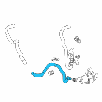 OEM Toyota Inlet Hose Diagram - 87245-0E220