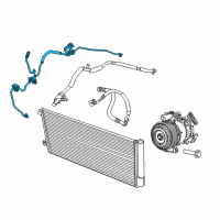 OEM 2017 Jeep Renegade Hose-A/C Liquid Diagram - 68412503AB