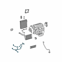 OEM 2019 Lexus UX250h Harness, Air CONDITI Diagram - 82212-76010