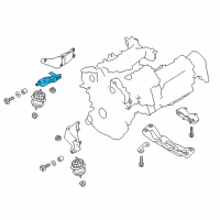 OEM Infiniti Bracket - Engine Mounting Diagram - 11272-4HK5A