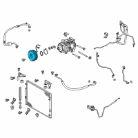 OEM 2021 Toyota Land Cruiser Clutch & Pulley Diagram - 88410-0C140