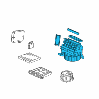 OEM 2014 Acura TL Blower Sub Assembly Diagram - 79305-TK4-A42