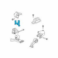 OEM Chrysler 200 Support-Transmission Mount Diagram - 68082852AC