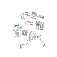 OEM 2018 Jeep Wrangler JK Bracket-Brake Sensor Diagram - 56026767