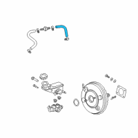 OEM 2020 Hyundai Elantra Hose-Brake Booster Vacuum Diagram - 59132-F2400
