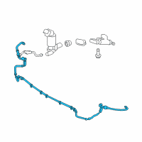 OEM 2010 Toyota Sequoia Washer Hose Diagram - 85270-0C010