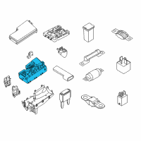 OEM 2016 Ford C-Max Junction Block Diagram - FV6Z-14A068-A