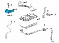 OEM 2020 Cadillac CT5 Hold Down Diagram - 84682580