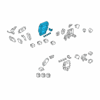 OEM 2007 Acura RL Box Assembly, Fuse Diagram - 38200-SJA-A04