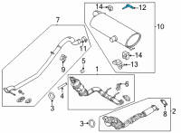 OEM 2021 Ford Bronco SUPPORT Diagram - MB3Z-5277-D