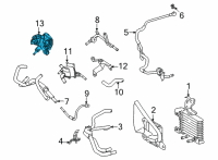 OEM 2020 Toyota Highlander Oil Pump Diagram - 35300-48070