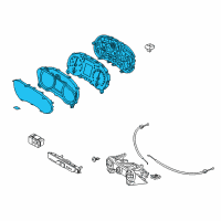 OEM 2019 Kia Rio Cluster Assembly-Instrument Diagram - 94011H9030