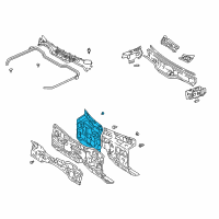 OEM 2005 Lexus LS430 Insulator Assy, Dash Panel Diagram - 55210-50090