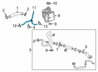 OEM 2022 Cadillac CT5 Inlet Hose Diagram - 84819030