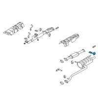 OEM 2001 Hyundai XG300 Support Assembly-Hanger Diagram - 28785-38010