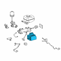 OEM 2019 Lexus LX570 Solenoid, Master Cylinder Diagram - 47217-60530