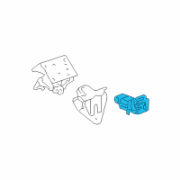 OEM Chevrolet Express 2500 Transmission Mount Diagram - 22812156