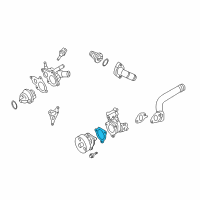 OEM Nissan Altima Gasket-Water Pump Diagram - 21014-8J010