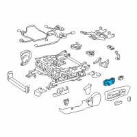 OEM Lexus NX200t Computer & Switch Assembly Diagram - 84070-53011