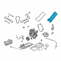 OEM 2007 Dodge Ram 1500 Cover-Cylinder Head Diagram - 53021829AD