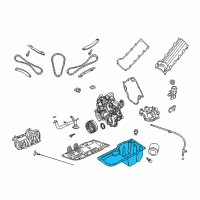 OEM 2002 Dodge Ram 1500 Pan-Engine Oil Diagram - 53020678AD