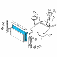 OEM 2019 BMW i8 Radiator Diagram - 17-11-8-673-371