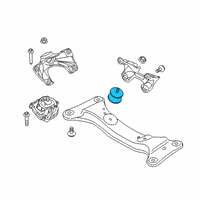 OEM 2015 BMW M3 Transmission Trans Mount Diagram - 22-31-2-284-819