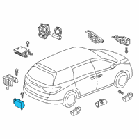 OEM Honda Odyssey Sensor Assy., Satellite Safing Diagram - 77975-THR-A01