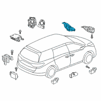 OEM 2022 Honda Odyssey Sensor Assy., FR. Crash Diagram - 77930-THR-B21