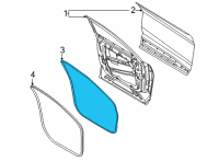 OEM Ford Mustang Mach-E WEATHERSTRIP Diagram - LJ8Z-5820530-A