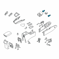 OEM 2018 Hyundai Elantra Accessory Socket Assembly Diagram - 95120-C1100