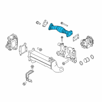 OEM Nissan EGR Tube Stud Diagram - 14725-EZ40B