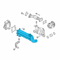 OEM 2018 Nissan Titan XD Exhaust Rcn Cooler Kit Diagram - 14735-EZ49C