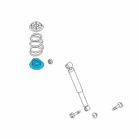 OEM 2020 Nissan Rogue Front Spring Rubber Seat Lower Diagram - 55032-9TA0A