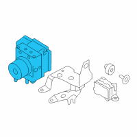 OEM Nissan Murano Aniti Skid Actuator And Ecu Assembly Diagram - 47660-1V40B