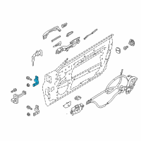 OEM 2019 Infiniti Q60 Hinge Assy-Front Door, Upper RH Diagram - 80400-JL00B